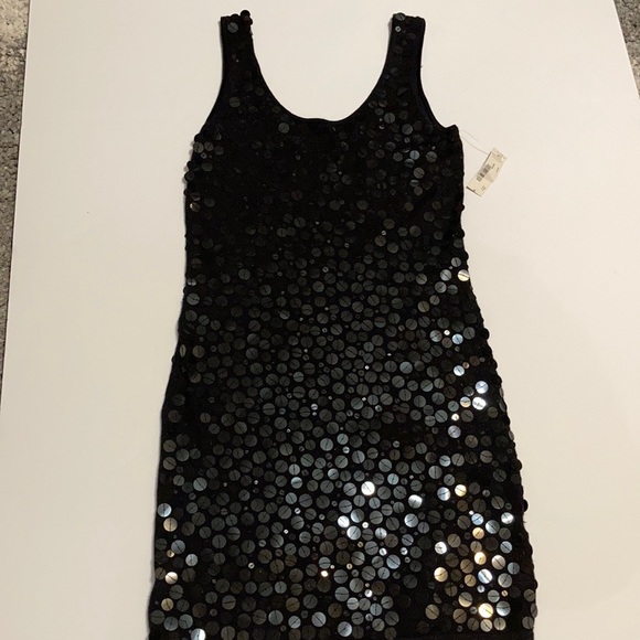 Worthington Dresses & Skirts - Knit sweater dress with black sequins